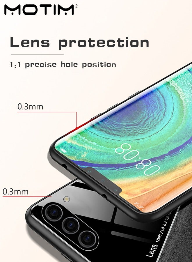 Motim Samsung Galaxy S23 Plus Leather Case, Drop Protection Samsung S23 Plus Phone Thin Slim Case, Airbag TPU Bumper Shockproof Full Coverage Anti-Scratch Anti Slip Cover - Image 5