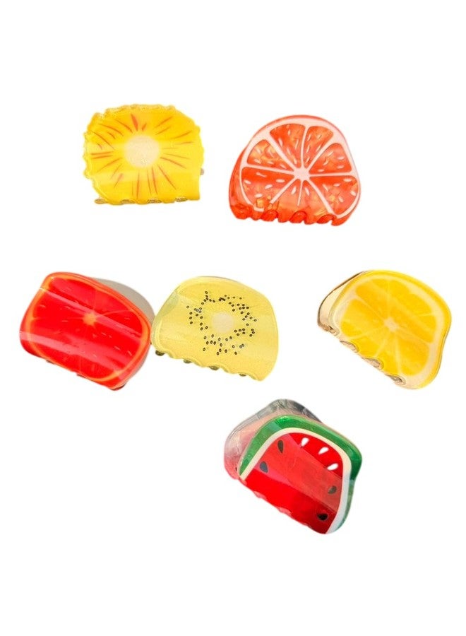 Radhya Accessories Viral Cartoon Unbreakable Hair Claws Acrylic Hair Claw Clutcher for Women Girls Viral Trending Fruity Hair Clips Acrylic Hair Clips Korean Hair Accessories (Pack of 2) - Image 1