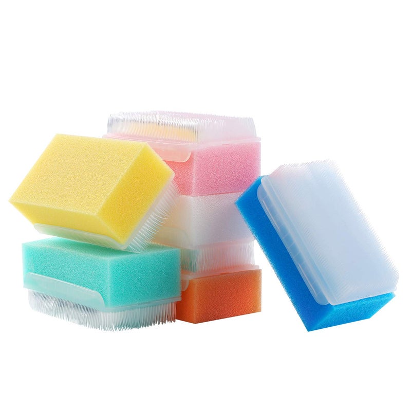 ZIZNBA Baby Bath Time Sponge Brush- Body, Hair, and Scalp Cleaning - Gentle on Infant, Toddler Sensitive Skin - Great Sensory Feel. (6 Pcs) - Image 1