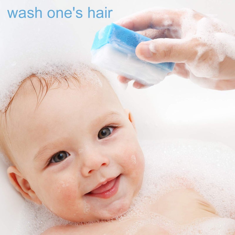 ZIZNBA Baby Bath Time Sponge Brush- Body, Hair, and Scalp Cleaning - Gentle on Infant, Toddler Sensitive Skin - Great Sensory Feel. (6 Pcs) - Image 5