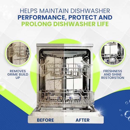 True Fresh Dishwasher Cleaner & Deodorizer Tablets, 24-Pack Dishwasher Maintenance Tablets for Interior, Pump, Filter, Spray arm & Drain, Helps Remove Grease, Limescale & Mineral Buildup 1-Year Supply - Image 2