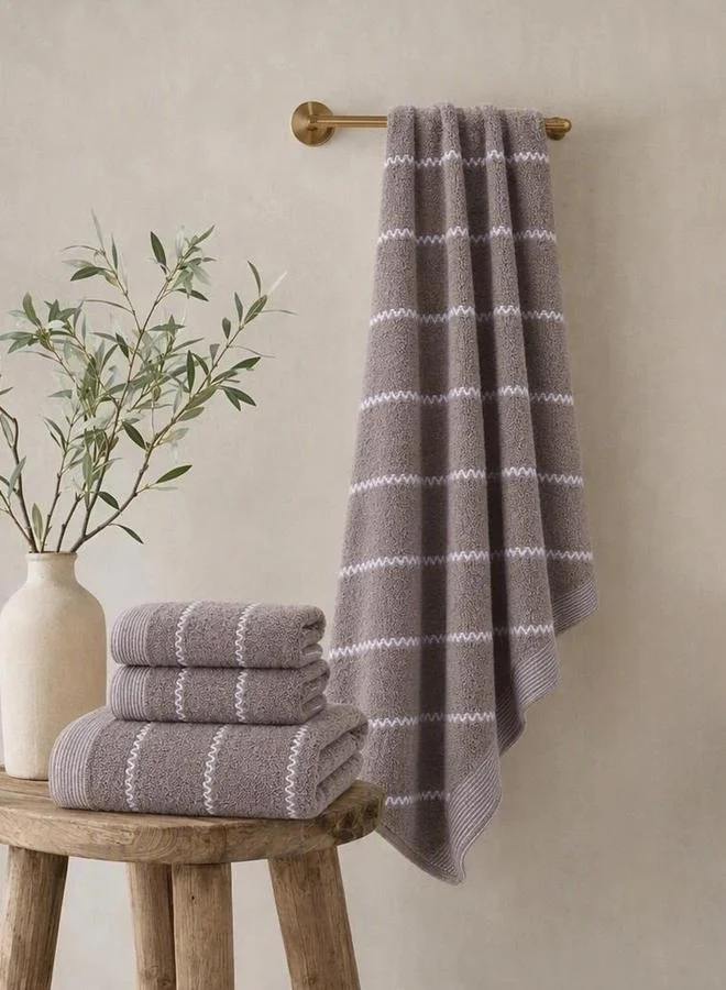 Styli Pack of 3 - Bath Towels, Grey