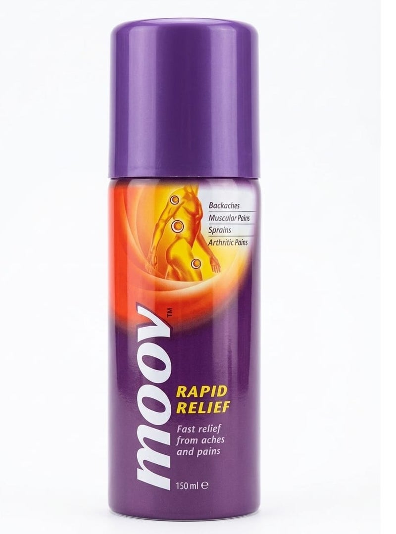 Moov Pack Of 3 Rapid Pain Relief Spray 150ml - Image 2