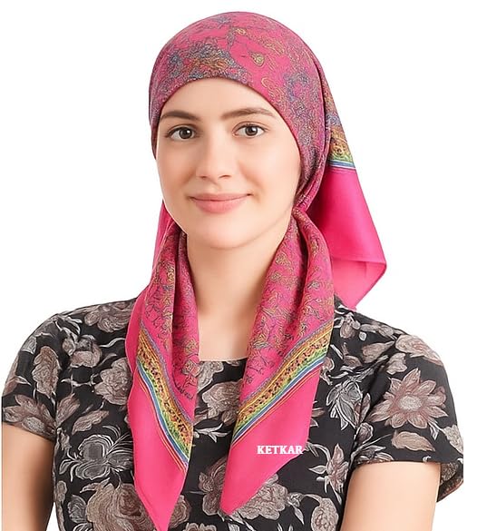 KETKAR Women’s Wool Winter Scarf | Soft & Warm Woolen Muffler | Stylish Cold Weather Wrap for Women | Pack of 1_Pink - Image 3