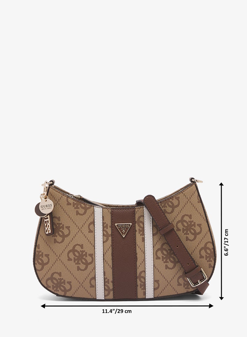 GUESS Noelle II Top Zip Shoulder Bag - Image 5