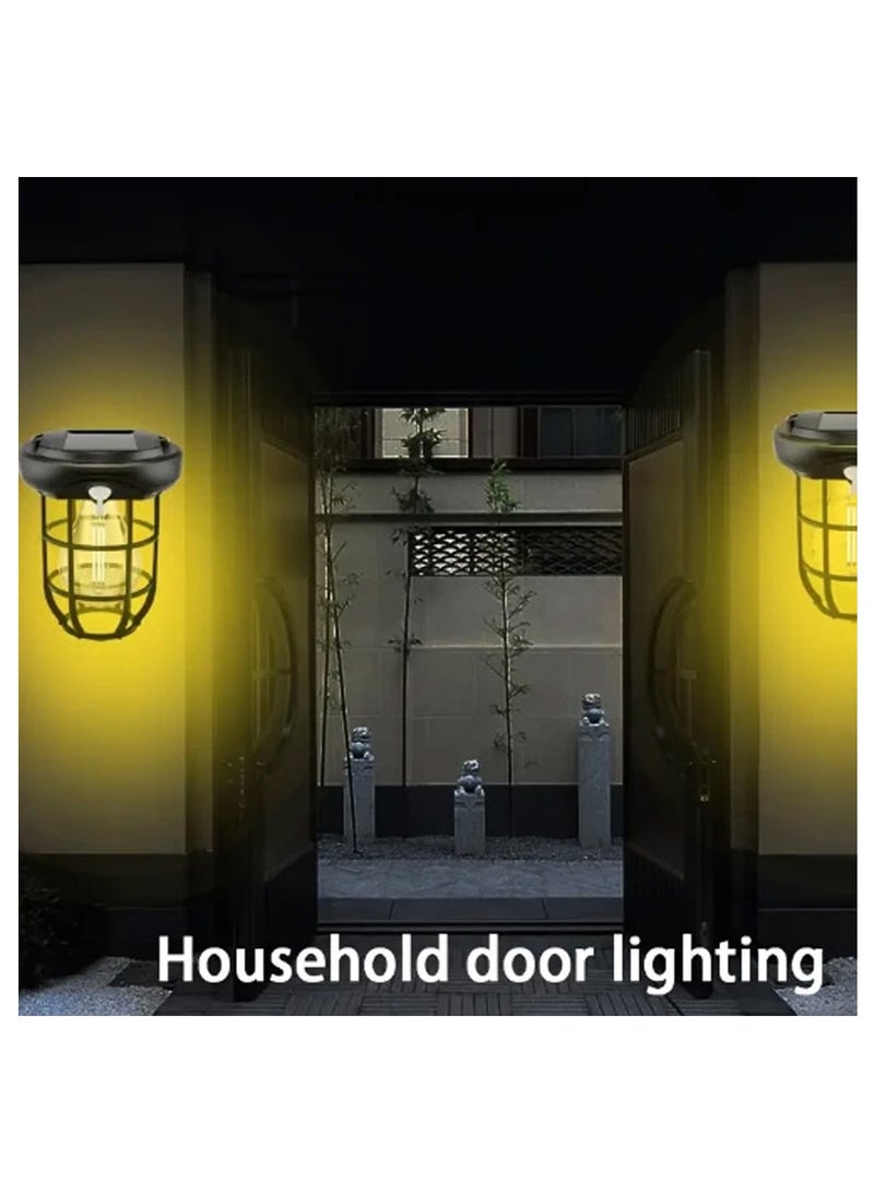 T88 Portable Solar-Powered Lantern With Tungsten Filament And Human Body Sensing Waterproof  USB Rechargeable Tent Light For Outdoor Camping - Image 4