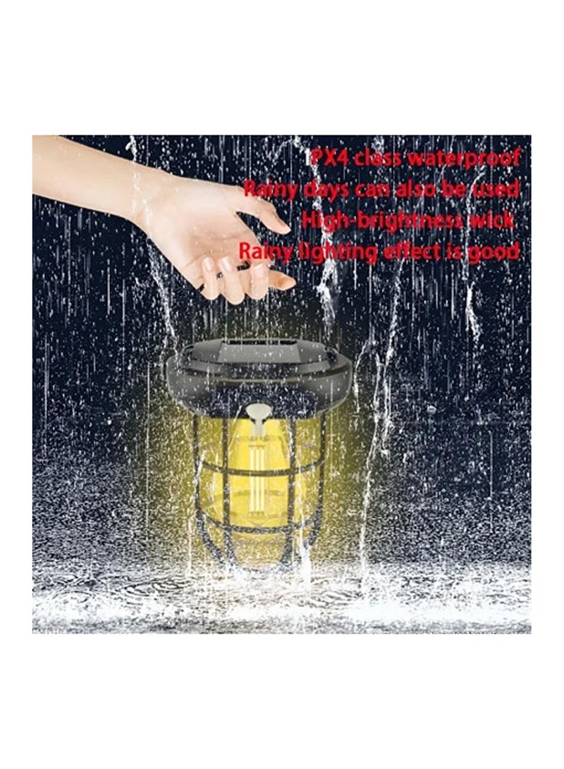T88 Portable Solar-Powered Lantern With Tungsten Filament And Human Body Sensing Waterproof  USB Rechargeable Tent Light For Outdoor Camping - Image 2