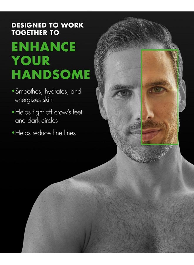 tiege hanley - Tiege Hanley Mens Skin Care Set, Anti-Aging Skin Care Routine for Men (System Level 3) - Men's Skincare Set for Fines Lines Includes Face Wash, Scrub, Moisturizer, Eye Cream, & Face Serum - Image 1