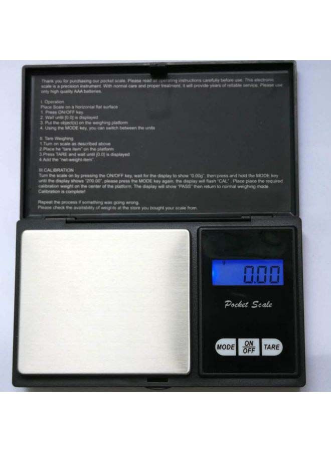 NIBEMINENT Cs High-precision Electronic Jewelry Scale Black 14.8x2.5x9cm  - Image 3