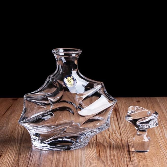 Ravizaa Whiskey Decanter for Scotch Liquor Bourbon or Wine and Whiskey 1000 ml Glass - Image 3