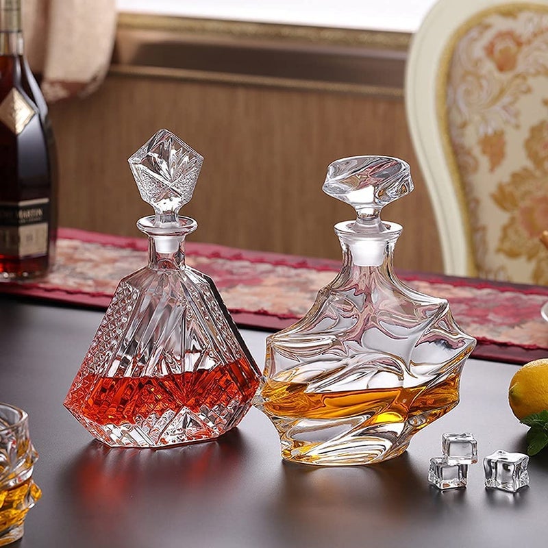 Ravizaa Whiskey Decanter for Scotch Liquor Bourbon or Wine and Whiskey 1000 ml Glass - Image 5