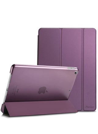 iPad 10.2 Case - Slim Translucent Hard PC Protective Smart Cover with Stand for iPad 9th Generation (2021), 8th Generation (2020), and 7th Generation (2019) - Purple - pzsku/Z19850903DDF476E7AC5BZ/45/_/1739826890/9f380c31-4ff7-41f5-9c0c-fc987fb6361a