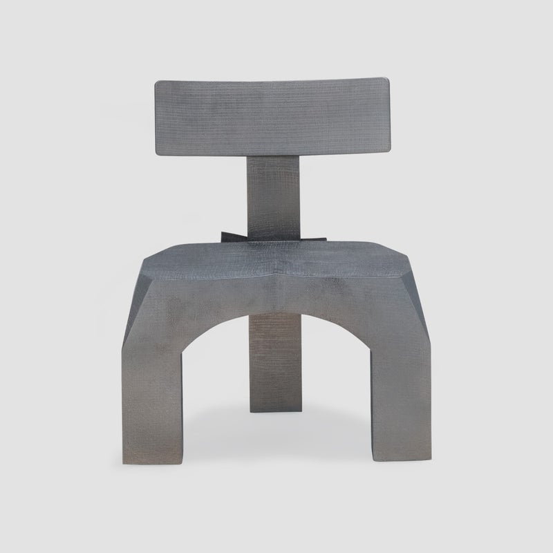 AL HUZAIFA FURNITURE Floyd Accent Chair In Solid Wood - Image 3