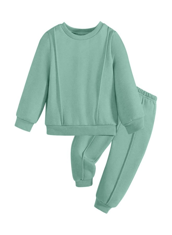 آرشنر طقم ملابس رياضية للأولاد من أرشينر، يتكون من سويت شيرت بأكمام طويلة ورقبة دائرية، مقاس 6 - Image 1