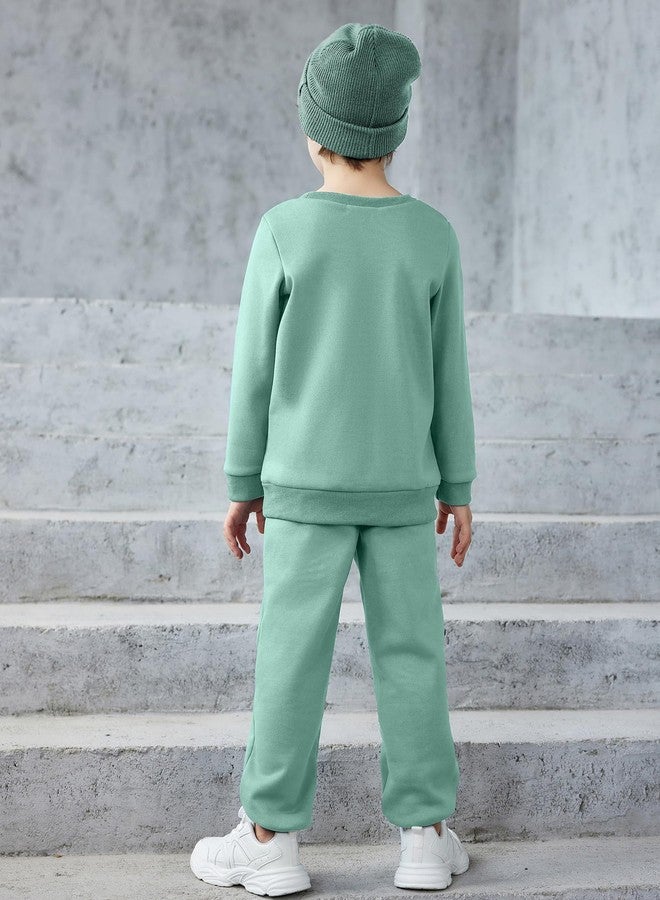 آرشنر طقم ملابس رياضية للأولاد من أرشينر، يتكون من سويت شيرت بأكمام طويلة ورقبة دائرية، مقاس 6 - Image 4