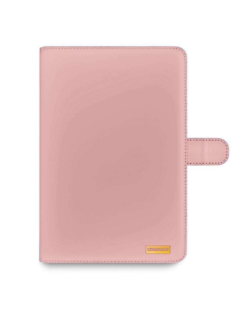 OMAKER Premium Quality Leather Smart Flip Case Full Protective Cover With Magnetic Stand For Xiaomi Redmi Pad SE 11 Inch 2023 – Rose Gold - Image 2