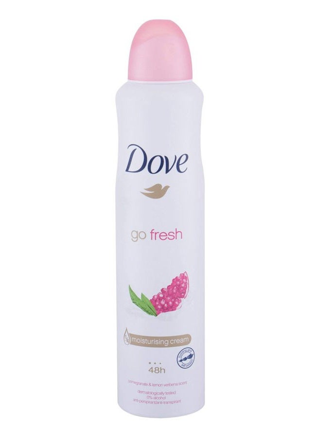 Dove Go Fresh Aerosol Anti Perspirant Deodorant, Pomegranate, 250ml - Image 1