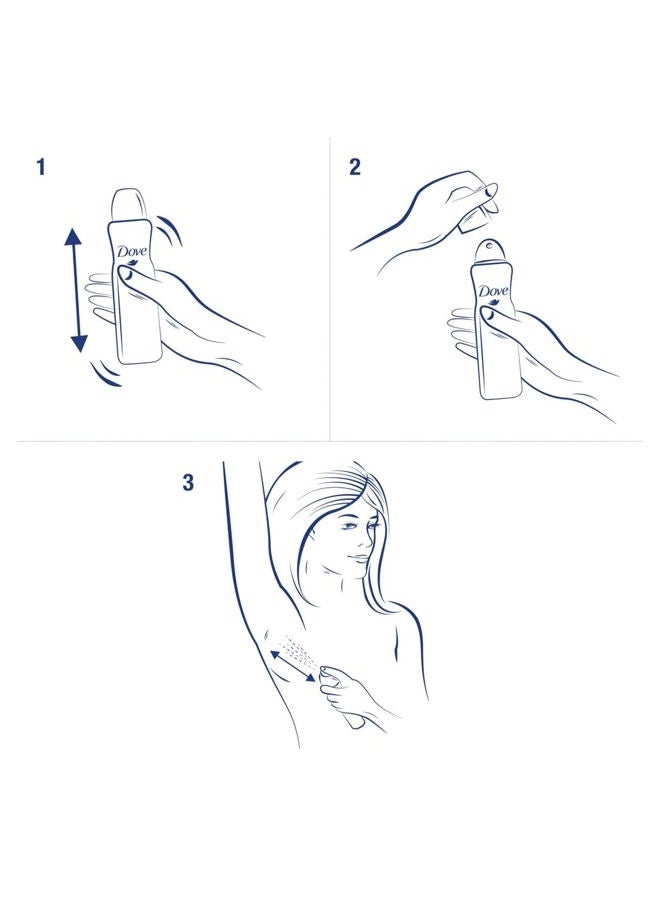 Dove Go Fresh Aerosol Anti Perspirant Deodorant, Pomegranate, 250ml - Image 3