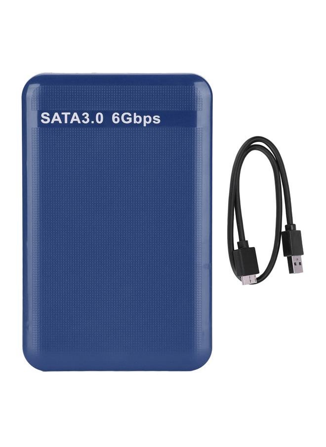 Thoraya K-103 2.5 inch USB3.0 SATA3.0 high speed mobile hard disk enclosure supports UASP protocol blue  - Image 1