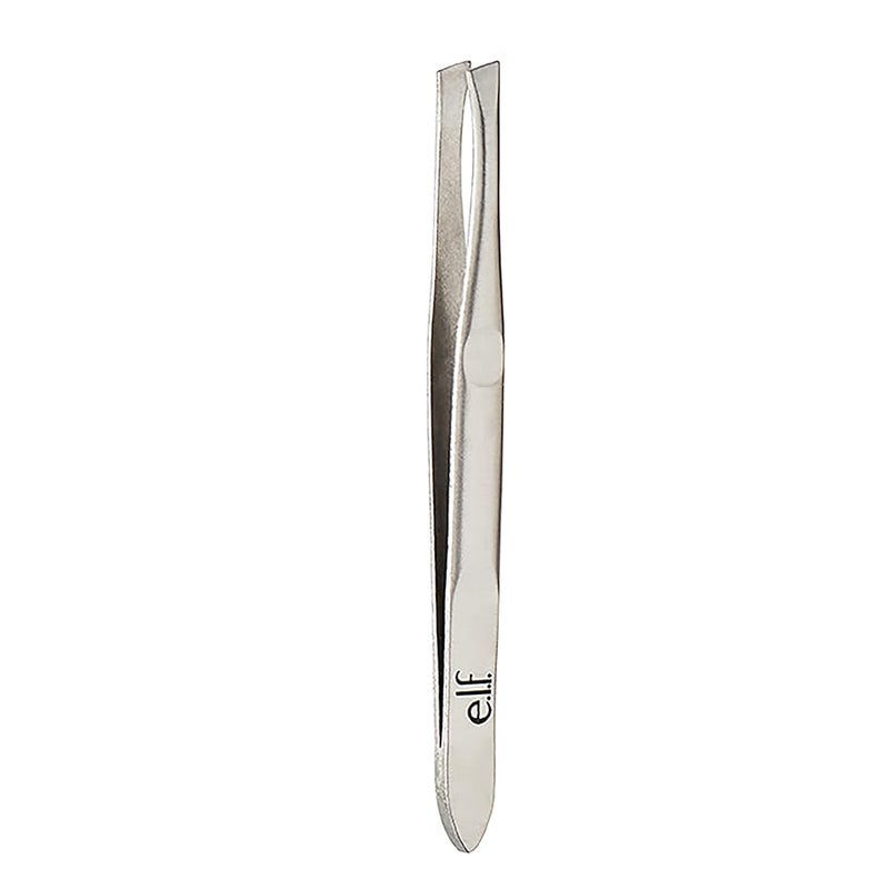 elf Slant Tweezer Professional Quality Stainless Steel Provides a Strong Grip Removes Hairs Accurately Shapes Defines Easy To Use ErgonomicallyDesigned - Image 3