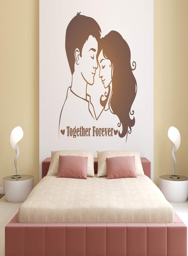 LANSTICK Together Forever with Couple Sticker for Wall Decoration - Image 2