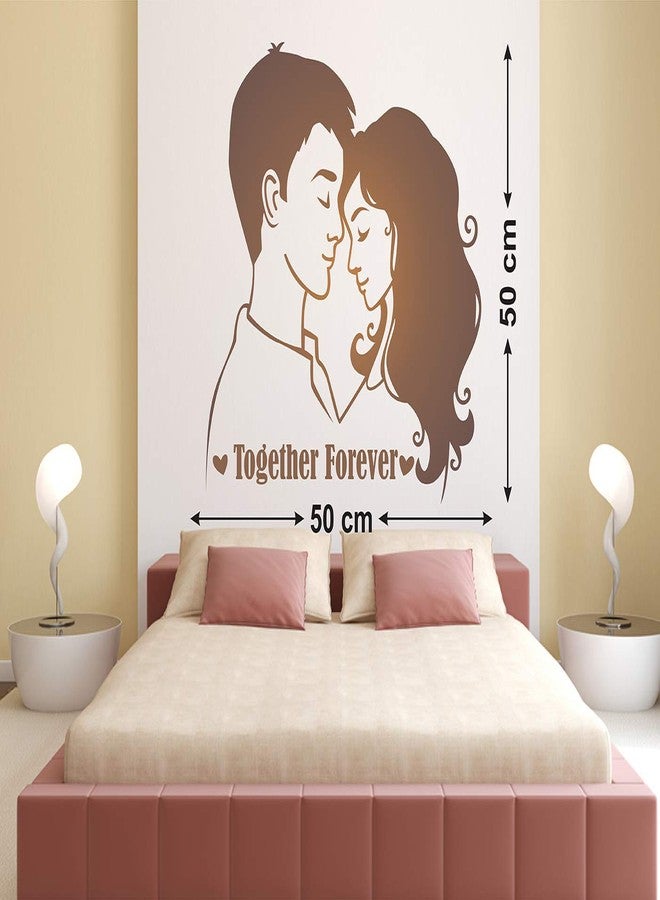 LANSTICK Together Forever with Couple Sticker for Wall Decoration - Image 3