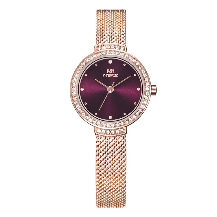 Mk Mike Fashion Women'S Watch Casual Simple Personality Student Waterproof Quartz Watch Slim Mesh Band Women'S Watch Wrist - Image 1