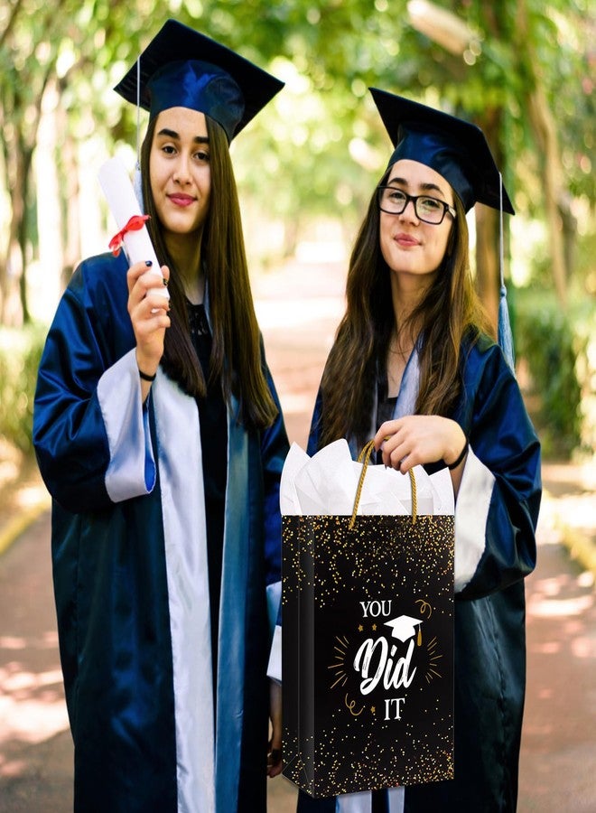 PETCEE Graduation Gift Bags - 13" Large Grad Gift Bag with Tissue Paper for Graduates Him Her 2026 You Did It Graduation Bags for College Senior High School 8th Grade Nursing School Party Supplies - Image 5