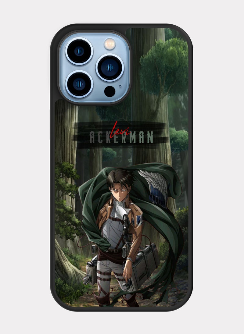 PXLAAT iPhone 13 Pro Max case cover Levi Ackerman Attack on Titan - Image 1