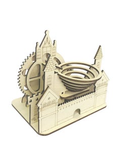 Wooden Track Ball Handmade Diy Puzzle Mechanical Transmission Model Children's Toy Creative Three-dimensional Puzzle-Color:Mechanical Track Ball