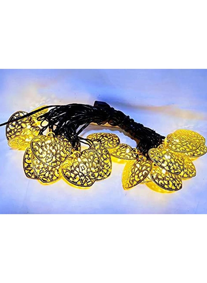 Generic String Lights LED Fairy Lights (Golden Heart, 20LED) - Image 1