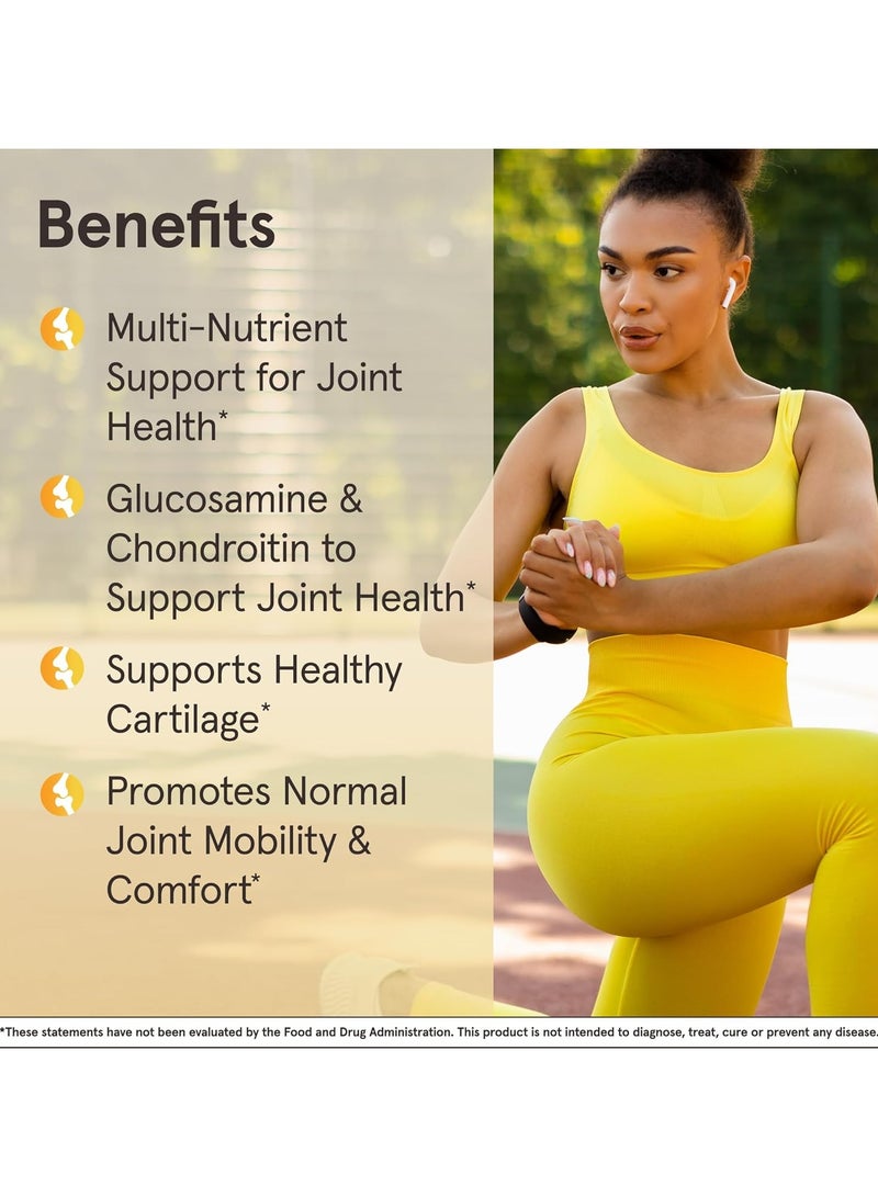 جارو فورملاز جلوكوزامين + كوندروتين + ميثيل سلفونيل ميثان، مكمل غذائي داعم لصحة المفاصل والعظام - 240 كبسولة - Image 3