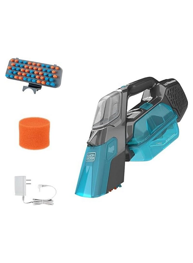 BLACK+DECKER Cordless Spillbuster Portable Carpet Cleaner 18 W BHSB315J Blue And Black - Image 4