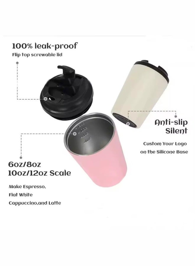 Travel Coffee Mug Stainless Steel Vacuum Ice and Hot Drinks Insulated Tumbler for Home Office Outdoor Works - Image 3