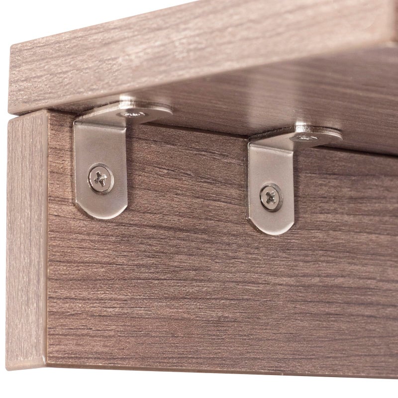 Sdtwzw L Bracket 1"" Corner Brace 90 Degree Right Angle Metal Support Fastener For Wood Shelves Furniture Desk Cabinet Chair Drawer  Pack Of 16  Nickel Plated Silver - Image 3