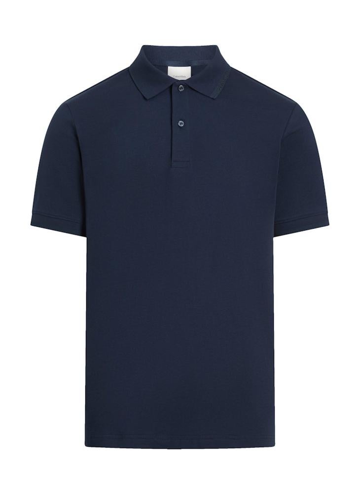 CALVIN KLEIN - Slim Thermo Tech Pique Short Sleeve Polo - Image 1