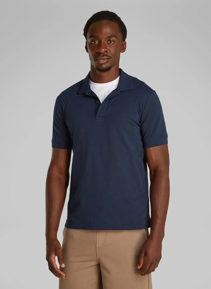 Slim Thermo Tech Pique Short Sleeve Polo
