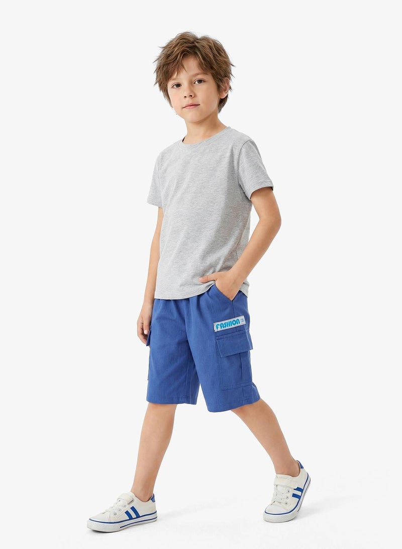 Pinata Blue Cargo Shorts - Image 1