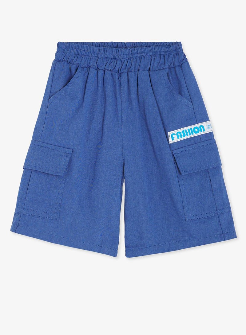 Pinata Blue Cargo Shorts - Image 2