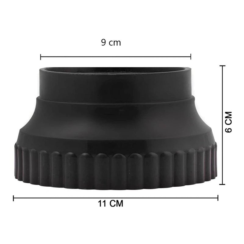 PUTHAK MultiPurpose 4 Pieces Round Plastic LegsFoot and Stand for SofaSleeping BedDinning Table and Dressing Table Wood and Steel Furniture - Image 3