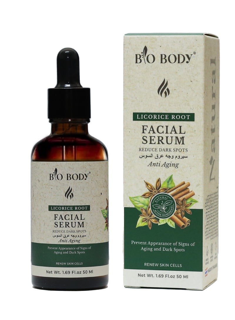 bio-body Licorice root facial anti aging serum 50ml - Image 1