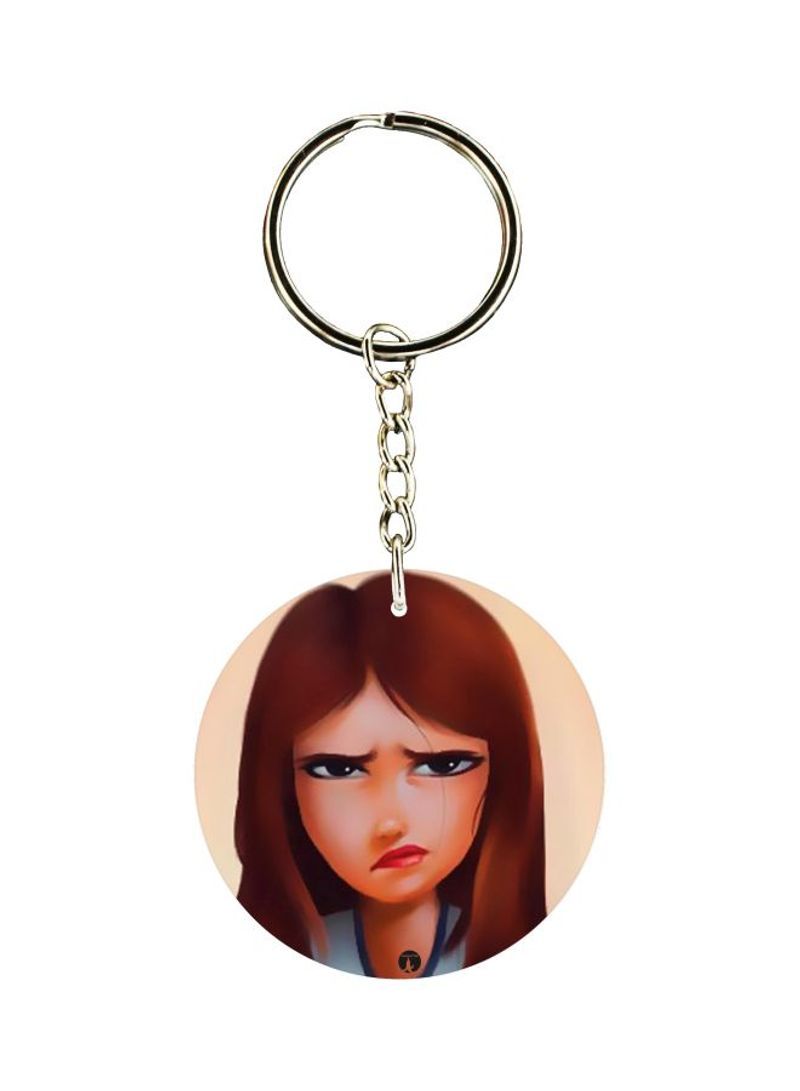 RKN Printed Single Sided Keychain