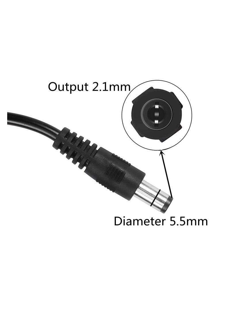Generic - USB DC 5V to 12V Router Cable Step Up Power Cable Power Supply USB Cable Output DC-12V - Black - Image 1