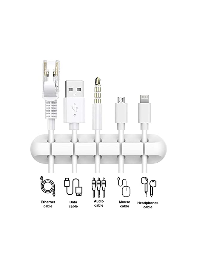 PROMASS Cable Clips Wire Holder, White - Image 3