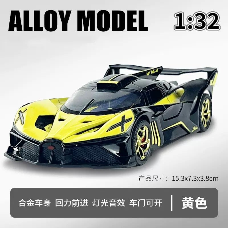 1:32 Simulation Polo Sun God Alloy Car Model Sports Car Children'S Sound And Light Toy Car Collection Ornaments - Image 1