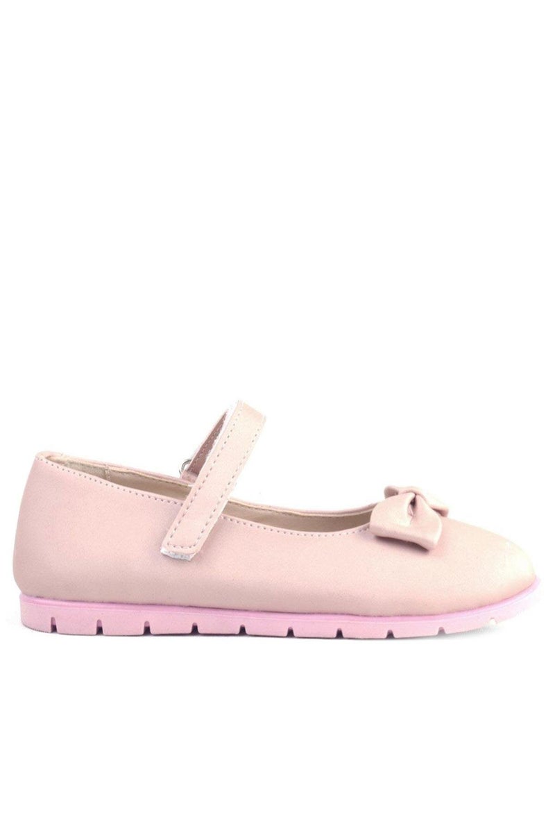 Rakerplus Raker Plus ballet dancers with powder bow and Velcro for girls - Image 3