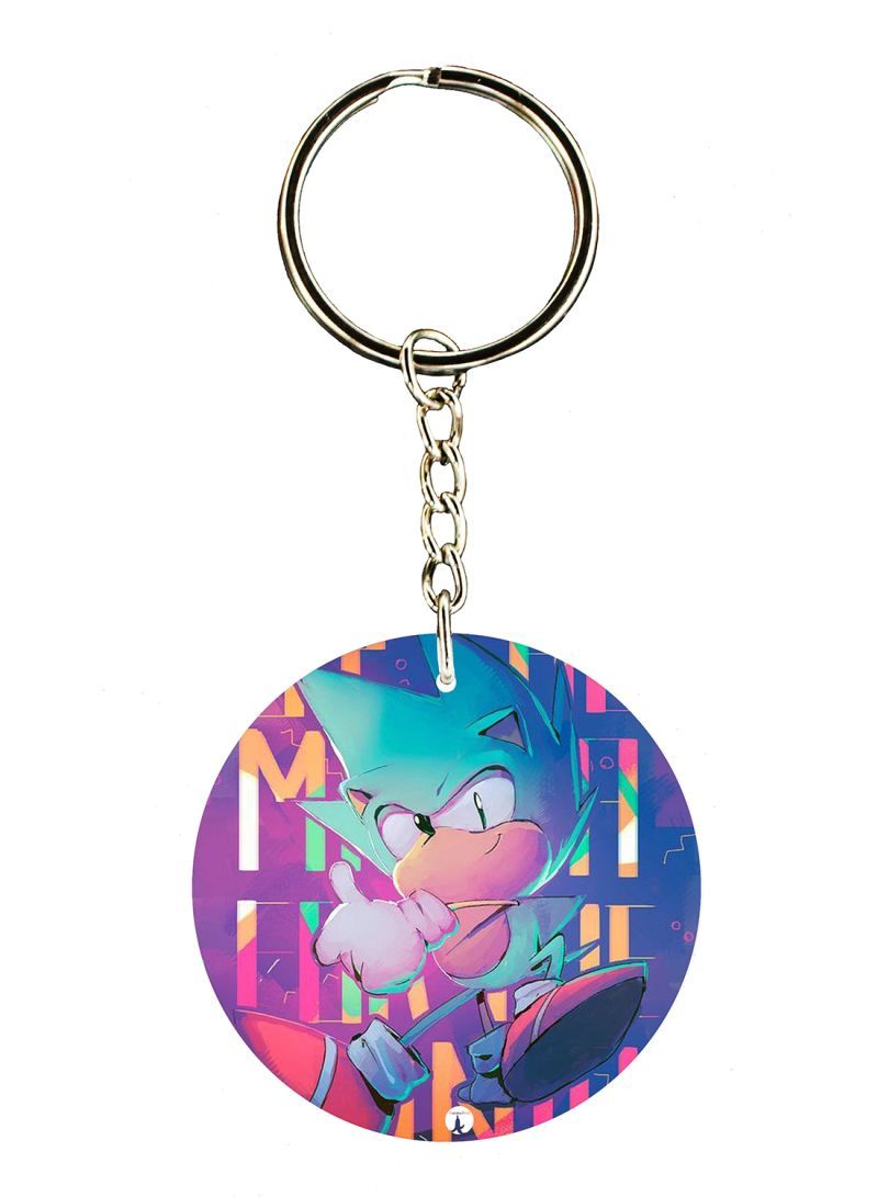 RKN Sonic Printed Keychain