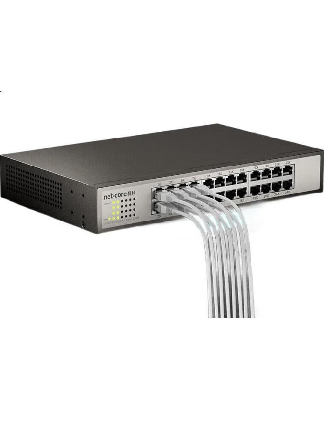 Netcore S24G 24-Port Gigabit Switch, Ethernet Splitter, Engineering Hd Monitoring Network Splitter, Enterprise-Grade Switch, Stable High-Speed Transmission - Image 1