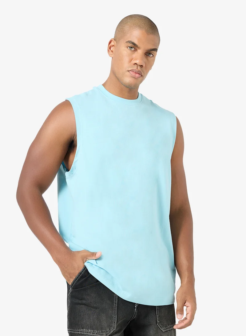 Seventy Five Basics Oversized Drop Shoulder Vest
