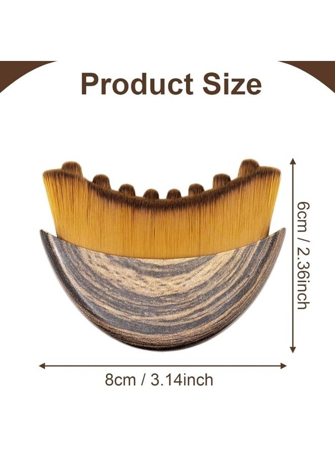 فرشاة تحديد ملامح الوجه اللمفاوية، فرشاة تنظيف الوجه الجافة، مدلك تصريف لمفاوي للوجه والذقن وخط الفك، مصممة هندسيًا لتناسب البشرة بدقة وتخفف التعب (فرشاة + غطاء) - Image 3
